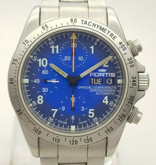 Fortis Official Cosmonauts Chronograph 630.  22.  141 Automatic 7750 Swiss Men Watch