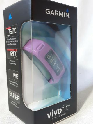 Garmin Vivofit 1 Activity Tracker Fitness Watch With 2 Bands Purple No Charger