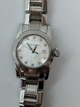 Girard Perregaux 8039 Lady F Steel Automatic Watch - Mop Dial With Diamonds