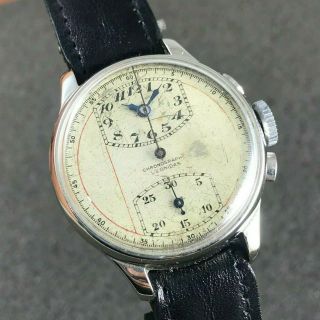 Collectable Leonidas Pre Heuer Chronograph Venus 140 Swiss Watch Dial