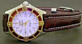 Breitling Lady J D52065 Ss/18k Gold Elegant High Fashion Quartz Ladies Watch