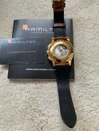 Jazzmaster Lord Hamilton Auto Chrono Automatic Watch H32836551 6