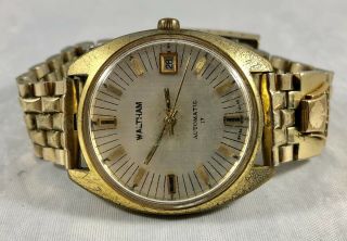 Vintage Men’s Waltham 17 Jewel Automatic Watch Runs Well