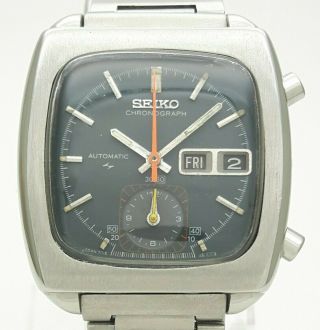 Seiko Monaco 7016 - 5001 Chronograph Flyback Automatic Japan Men 