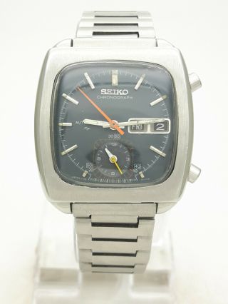 Seiko Monaco 7016 - 5001 Chronograph Flyback Automatic Japan Men ' s Watch JUN 1974 6