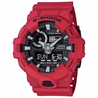 - - Casio G - Shock Red Watch Ga700 - 4a