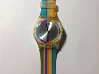 Swatch Watch " Diadromes " Ge133 Olympic Special Watch