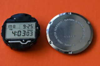 Casio Marlin W - 750 Caseback And 248 Module With Battery