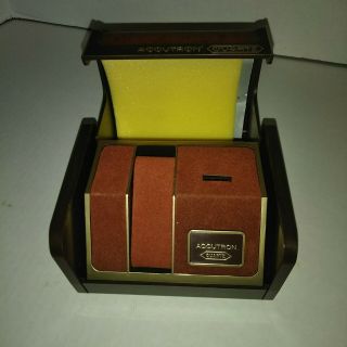 Vintage Bulova Accutron Quartz Brown Watch Box Only