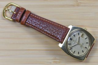Vintage OMEGA Constellation Chronometer 1001 Automatic Gold Plate Watch 166.  063 4