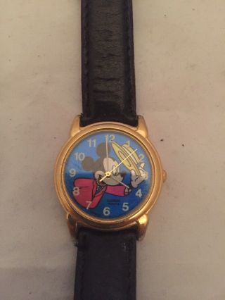 Vintage Lorus Mickey Mouse Disney Co.  Quartz Watch V501 - 0130
