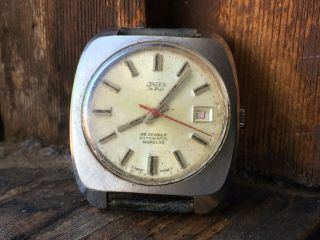 Authentic Vintage Gents Datex De Luxe Automatic 25j Swiss Date Watch,  Repair
