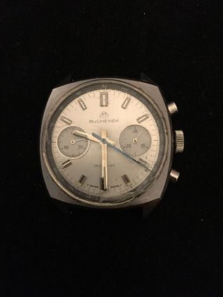Men’s Bucherer Chronograph Watch - Stainless - Swiss 2