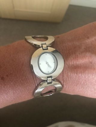 M&s Marks And Spencers Ladies Chrome Silver Watch