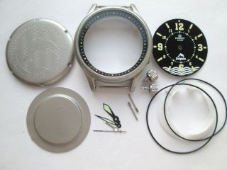 Case And Dial For The Watch Poljot Alarm Dolphin Diving Watch