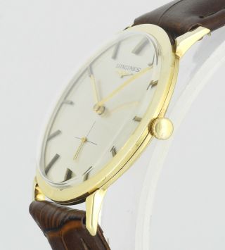 Vintage 1964 LONGINES Solid 9Kt 9Ct Gold Mens Wrist Watch 3
