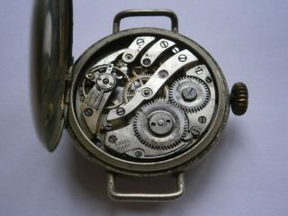 Vintage gents MILITARY TRENCH watch,  movements mechanical spares 6