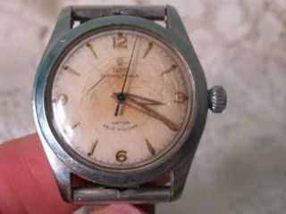 Vintage Mens Tudor Oyster Prince Rotor Self Winding Watch Running Well Estate J4