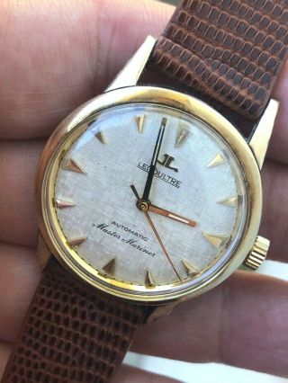 Jaeger LeCoultre Master Mariner Automatic Gold Filled Steel Dial K 880 11