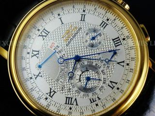 Nos Invicta 44mm Minute Repeater Perpetual Calendar Multi Alarm Sapphire Watch