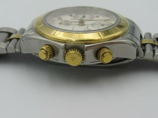 Baume & Mercier Stainless Steel and 18k yellow Gold Automatic Chronograph Watch 5