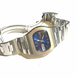 Vintage Seiko Automatic; 17 Jewels,  Stainless Steel - Blue Face Watch 6106 - 5469