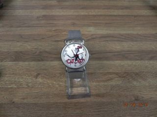 Dr.  Seuss 1997 Cat In The Hat Collectable Wrist Watch