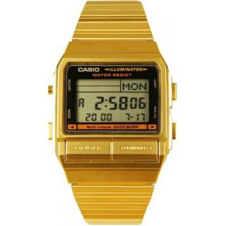 Casio Data Bank Db380g - 1df Gold Stainless - Steel Watch Digital Dial Melbourne Sto
