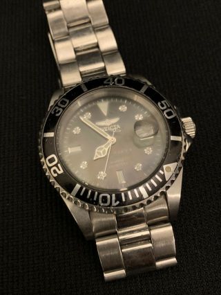 Invicta Pro Diver Stainless Steel Limited Edition Watch Model 5009 Diamonds Cert