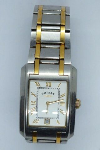 Vintage Gents Rotary Quartz Wristwatch With Date Indicator.