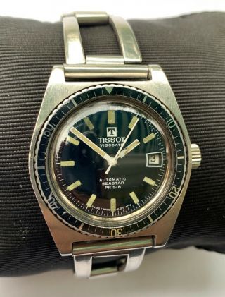 Vintage Tissot Visodate Seastar Automatic PR516 Men ' s Diver watch 3