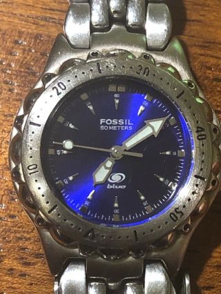 Womens - Fossil - Blue - Am - 3099 - 50 - Meters 2