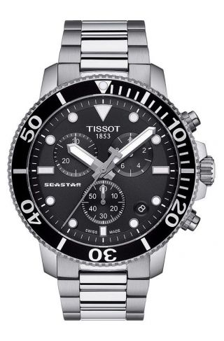 Tissot Seastar 1000 Black Dial Swiss Quartz Men 