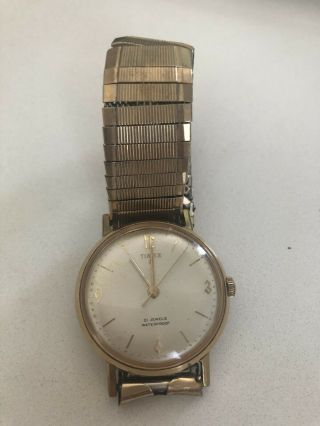Vintage Timex 21 Watch,  Wind Up Does Not Work