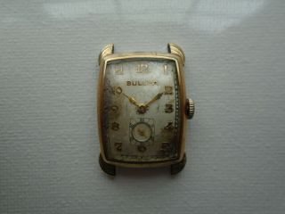 Vintage Bulova 17 Jewel Model 8ah Wristwatch