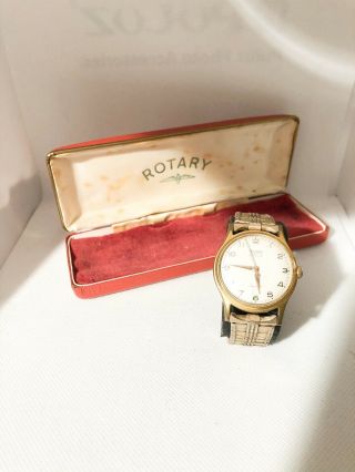 Vintage Rotary Hand - winding Mens Watch,  17 Jewels,  Incabloc,  Waterproof, 2