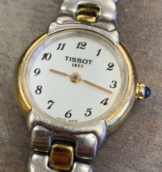 Women’s Tissot G327 Two Tone Stainless Steel Wrist Watch - Battery