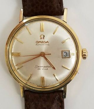 1960 ' s Vintage OMEGA Seamaster DE Ville Automatic Men ' s Wrist Watch 2