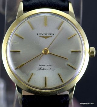Vintage Longines Admiral 1200 14k Solid Gold