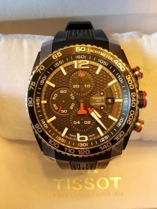 Pre - Owned Tissot Prs 516 Black Dial Chronograph T079.  427.  27.  057.  00