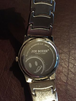 Joe Boxer Sneak a Peak Stainless Steel Metal Bracelet Watch - JB0022 4