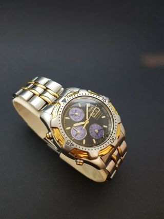 Jewellery - Mens Seiko Quartz Chronograph Sports 150 Wrist Watch 7T39 - 6A09 3