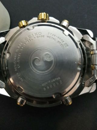 Jewellery - Mens Seiko Quartz Chronograph Sports 150 Wrist Watch 7T39 - 6A09 4