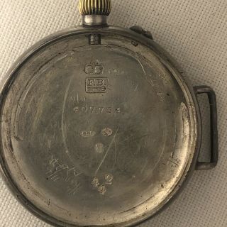 Men’s Big Sterling Silver BORGEL Trench Watch WW1 Era - Extra 6