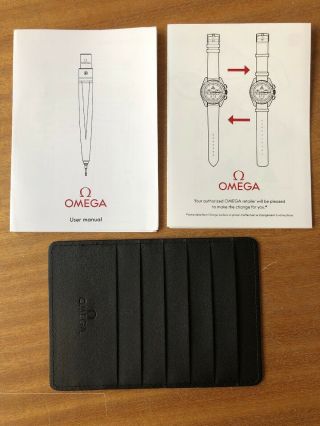 Omega Speedmaster Ultraman Card Wallet And Manuals
