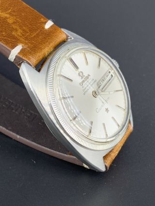 Vintage Omega Constellation Chronometer Automatic Day Date Watch Stainless Steel 8