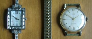 4 Assorted Watches Etc Rjw,  Smiths,  Cronel