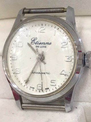 Vintage Etienne De Luxe Watch Swiss Made Antimagnetic Fully House Joblot