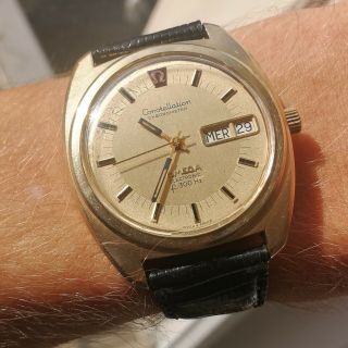 OMEGA Constellation Electronic Chronometer F300Hz - 1972 - SERVICED - Day / Date 12