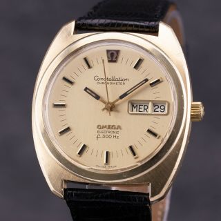 OMEGA Constellation Electronic Chronometer F300Hz - 1972 - SERVICED - Day / Date 2